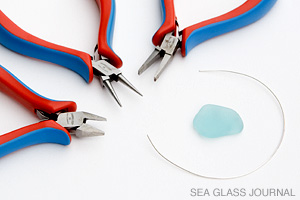 Sea Glass Pendant - Step 1